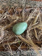 METAL LIGHT GREEN EGG AVAIL JAN 2026